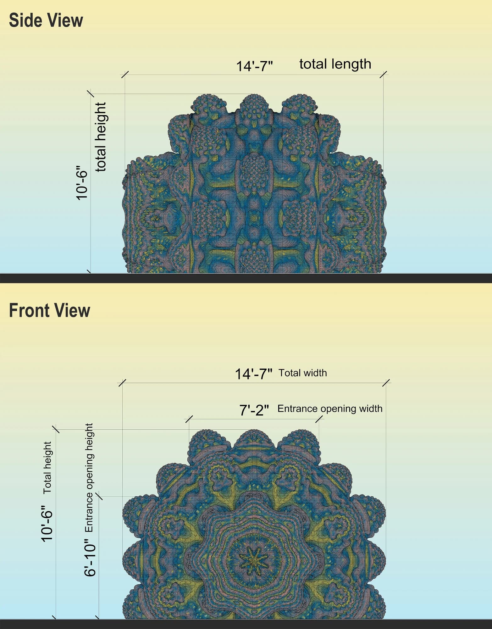 Technical dimensions and views